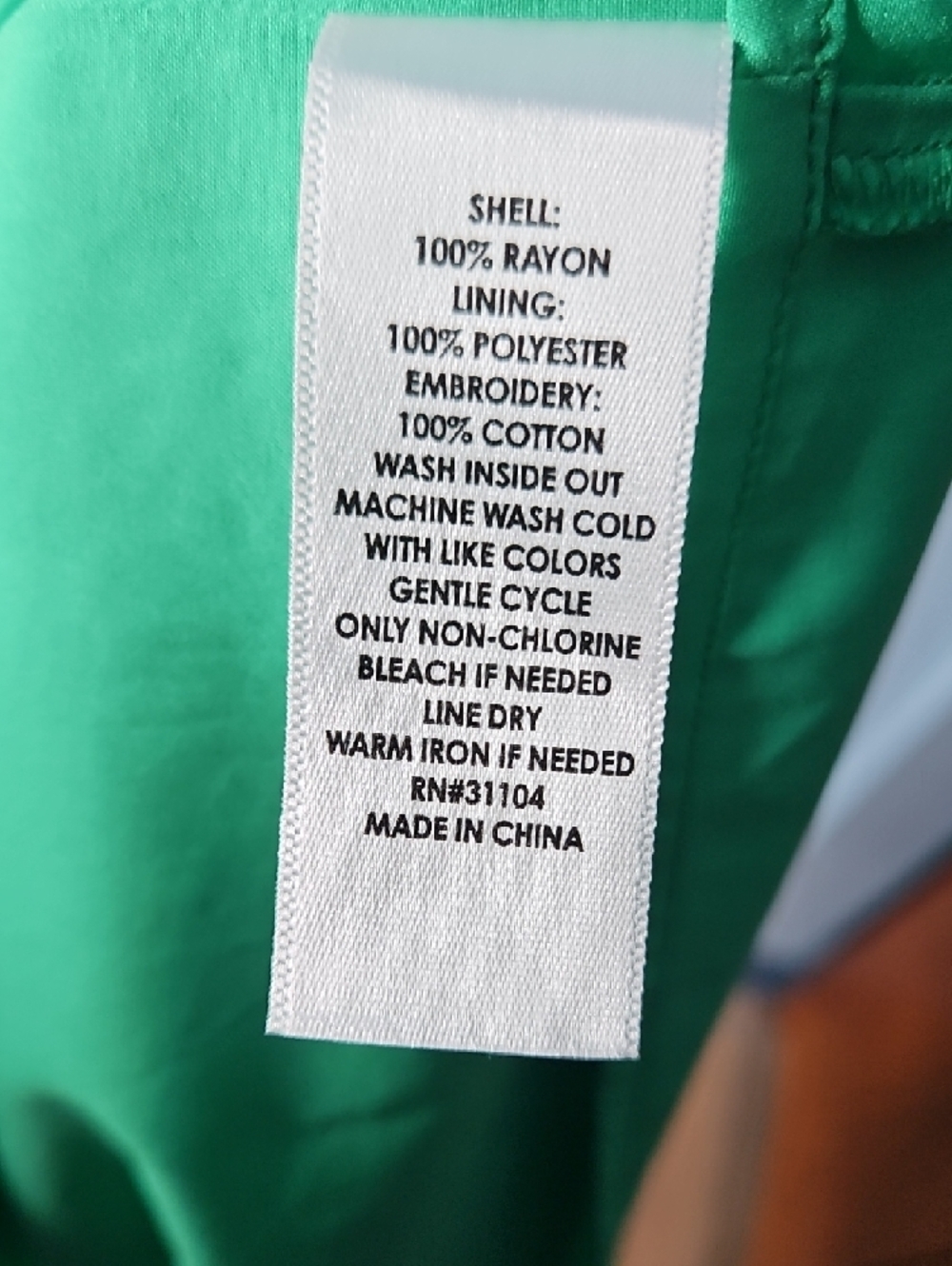 Crown & Ivy Green Embroidered Shift Dress XL - Picture 8 of 11
